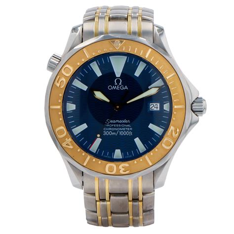 omega seamaster professional two tone|omega seamaster price chart.